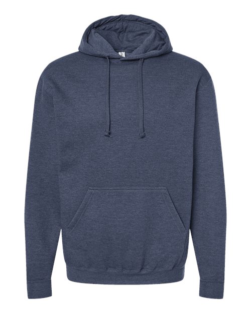 Unisex Fleece Hooded Sweatshirt - Heather Denim