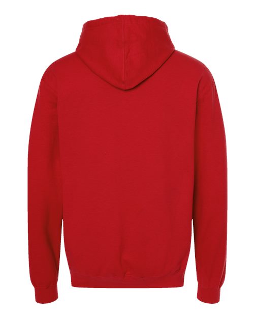 Unisex Fleece Hooded Sweatshirt - Red