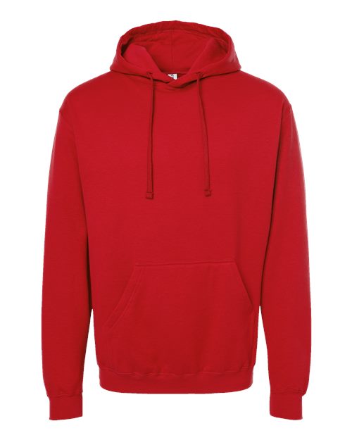 Unisex Fleece Hooded Sweatshirt - Red