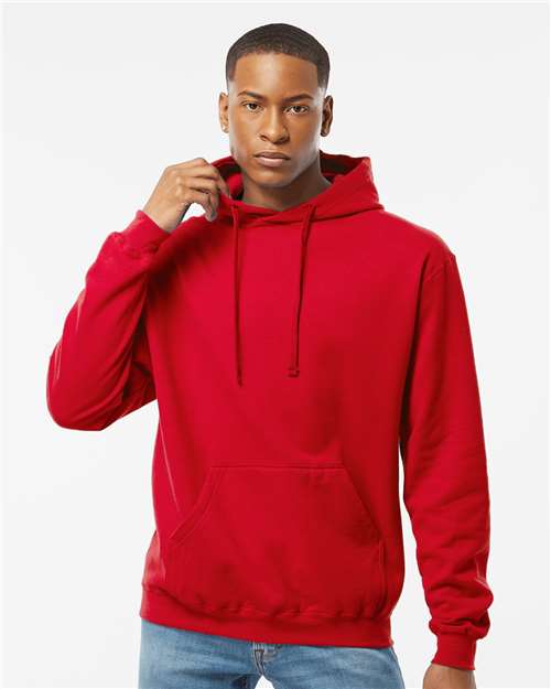 Unisex Fleece Hooded Sweatshirt - Red
