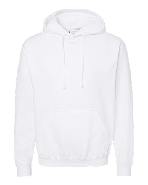 Unisex Fleece Hooded Sweatshirt - White