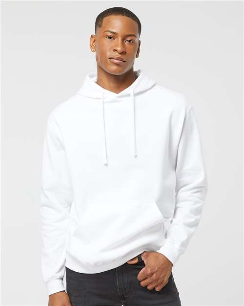 Unisex Fleece Hooded Sweatshirt - White