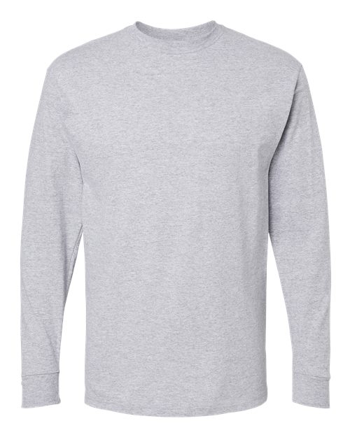 Unisex Gold Soft Touch Long Sleeve T-Shirt - Athletic Grey