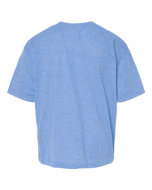 Youth Gold Soft Touch T-Shirt - Light Blue Heather
