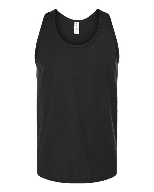 Unisex Fine Jersey Tank Top - Black