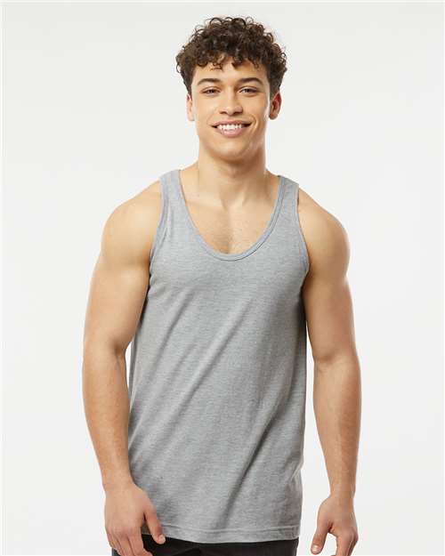 Unisex Fine Jersey Tank Top - Heather Grey