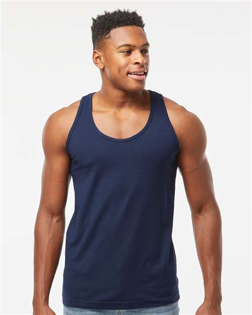 Unisex Fine Jersey Tank Top - Navy