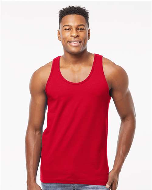 Unisex Fine Jersey Tank Top - Red