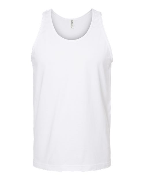Unisex Fine Jersey Tank Top - White