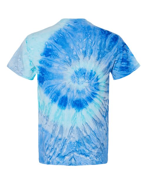 Unisex Multi-Color Tie-Dyed T-Shirt - Blue Jerry