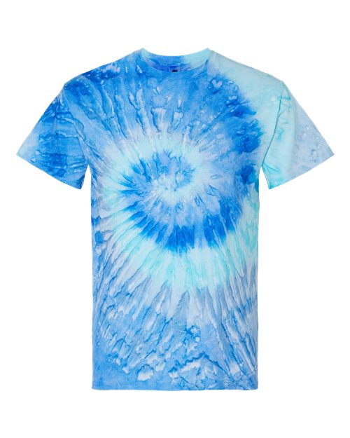 Unisex Multi-Color Tie-Dyed T-Shirt - Blue Jerry