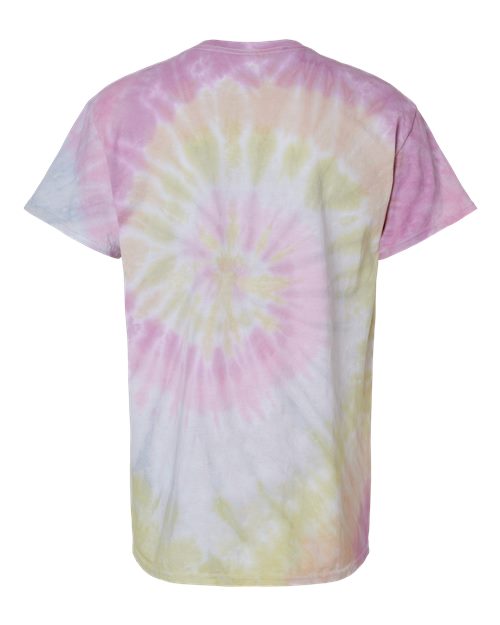 Unisex Multi-Color Tie-Dyed T-Shirt - Desert Rose