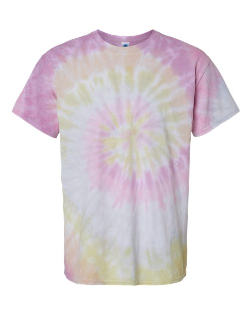 Unisex Multi-Color Tie-Dyed T-Shirt - Desert Rose