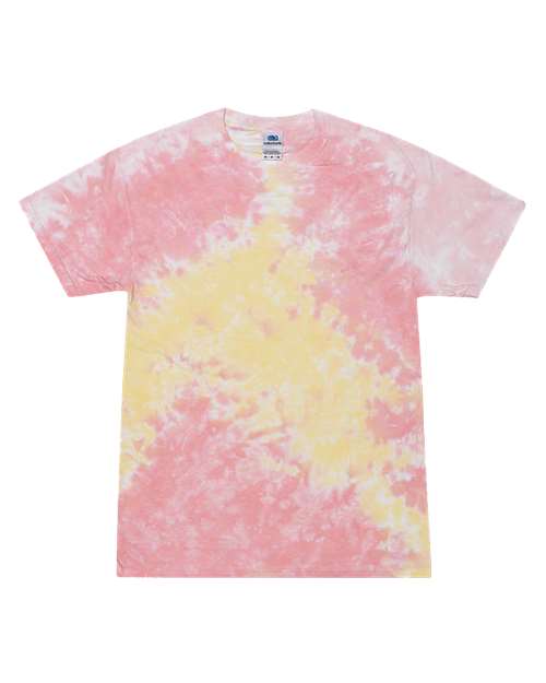 Unisex Multi-Color Tie-Dyed T-Shirt - Funnel Cake