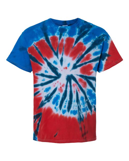 Unisex Multi-Color Tie-Dyed T-Shirt - Independence
