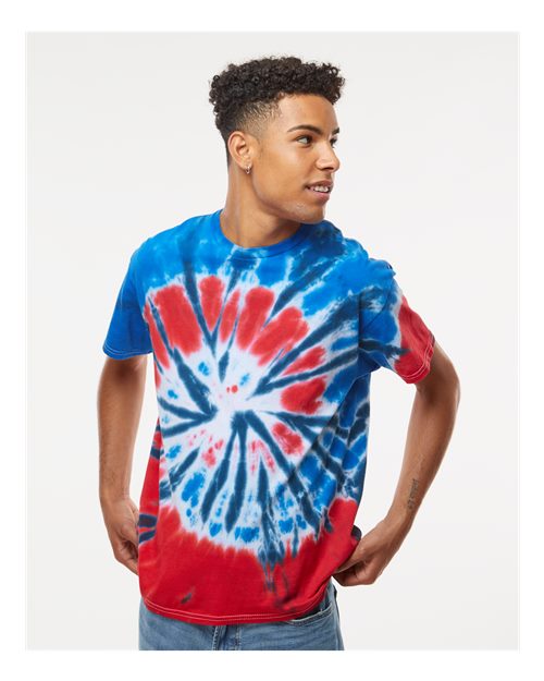 Unisex Multi-Color Tie-Dyed T-Shirt - Independence