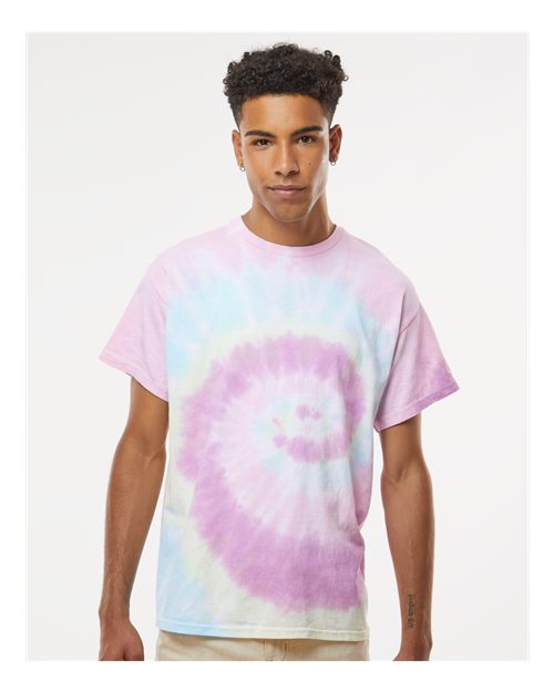 Unisex Multi-Color Tie-Dyed T-Shirt - Jellybean