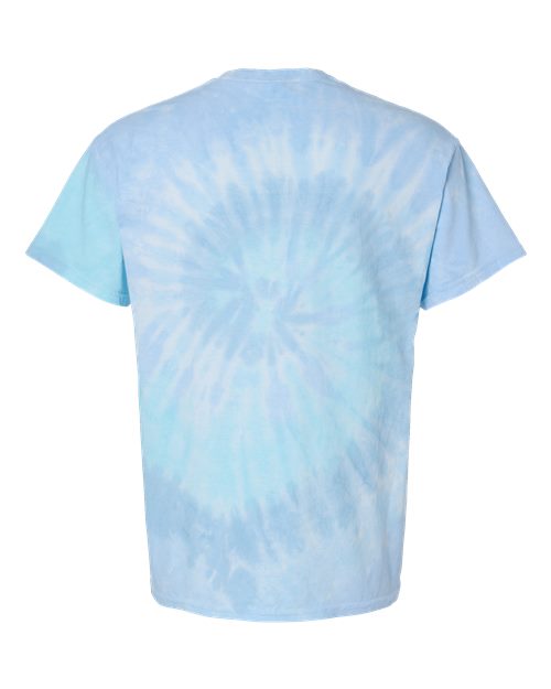 Unisex Multi-Color Tie-Dyed T-Shirt - Lagoon