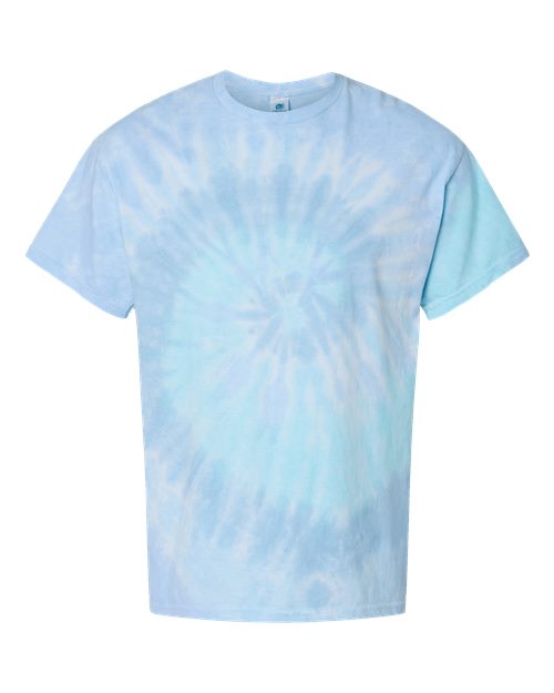 Unisex Multi-Color Tie-Dyed T-Shirt - Lagoon