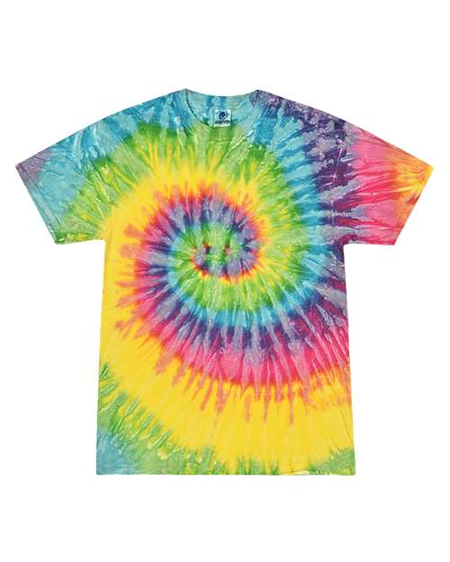 Unisex Multi-Color Tie-Dyed T-Shirt - Saturn