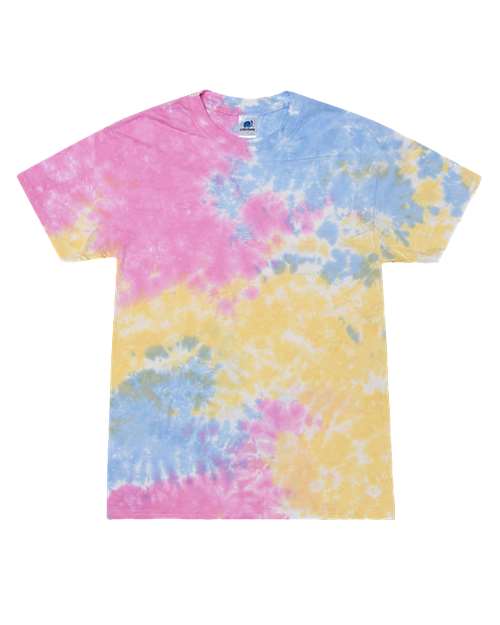 Unisex Multi-Color Tie-Dyed T-Shirt - Sherbet
