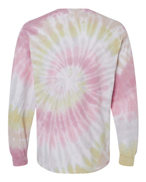 Unisex Tie-Dyed Long Sleeve T-Shirt - Desert Rose