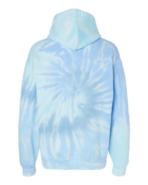 Unisex Tie-Dyed Hooded Sweatshirt - Lagoon