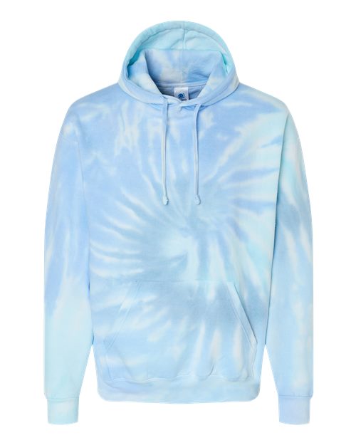 Unisex Tie-Dyed Hooded Sweatshirt - Lagoon