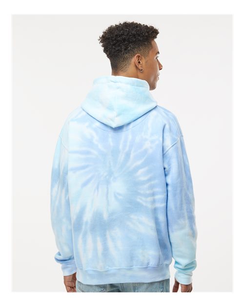 Unisex Tie-Dyed Hooded Sweatshirt - Lagoon