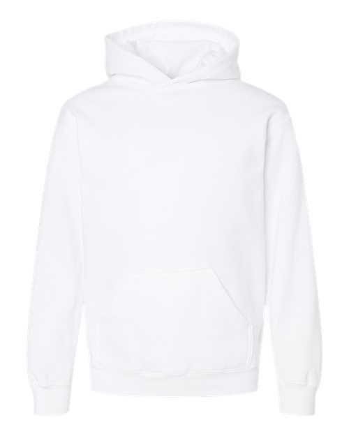 Youth Hooded Sweatshirt - White