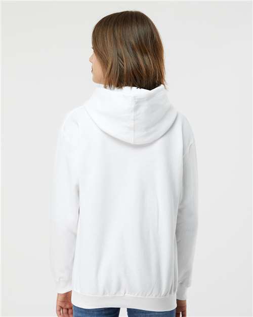 Youth Hooded Sweatshirt - White