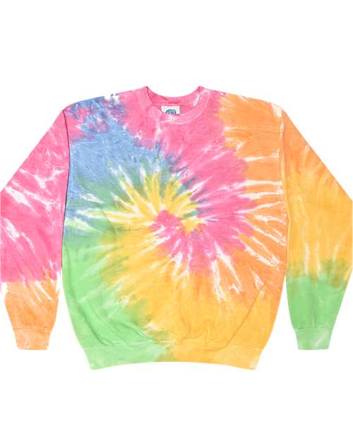 Unisex Tie-Dyed Fleece Crewneck Sweatshirt - Eternity