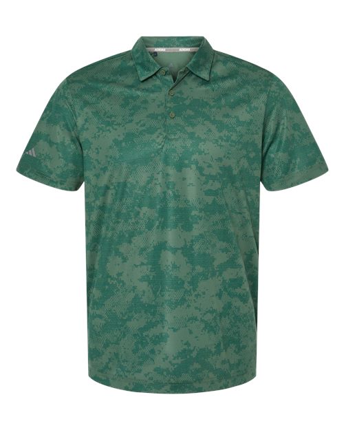 Men's All Over Camo Print Polo - Green Oxide