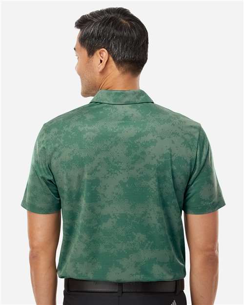 Men's All Over Camo Print Polo - Green Oxide