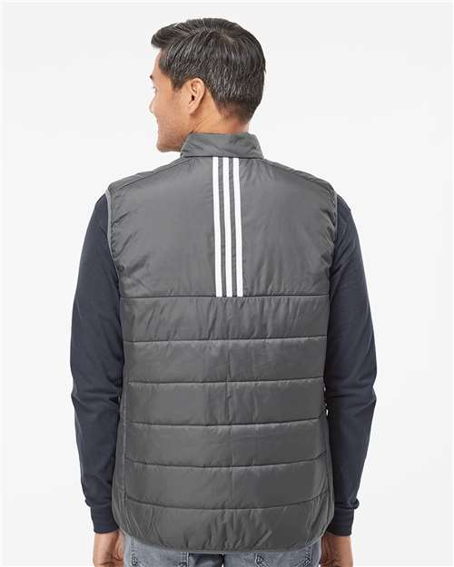 Men's Puffer Full-Zip Vest - Grey Five