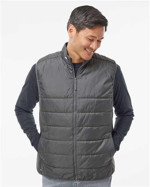 Men's Puffer Full-Zip Vest - Grey Five