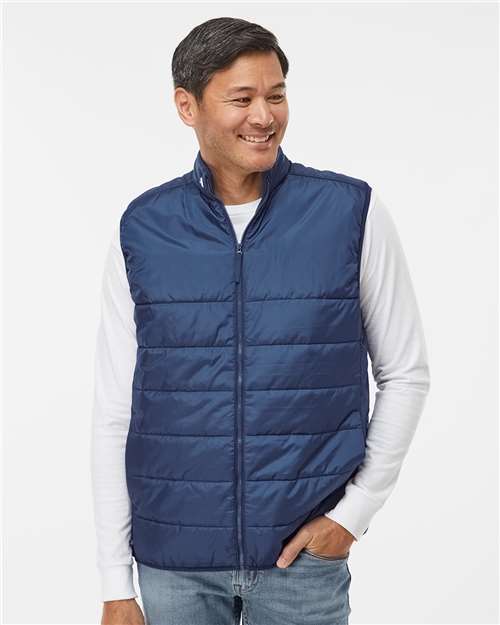 Men's Puffer Full-Zip Vest - Team Navy Blue