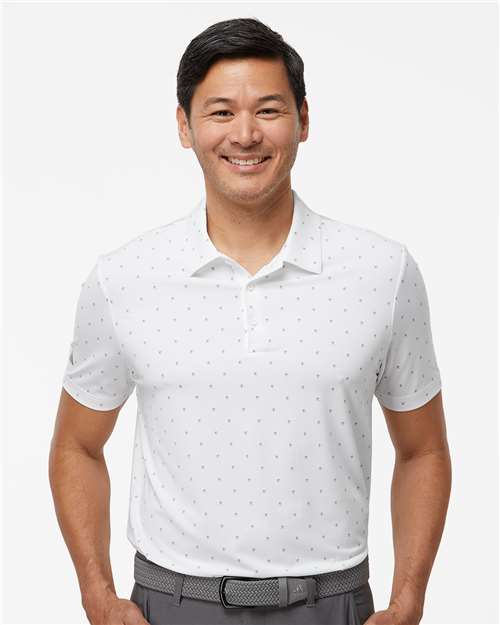 Men's Ultimate365 Pine Tree Polo - White/ Grey Three