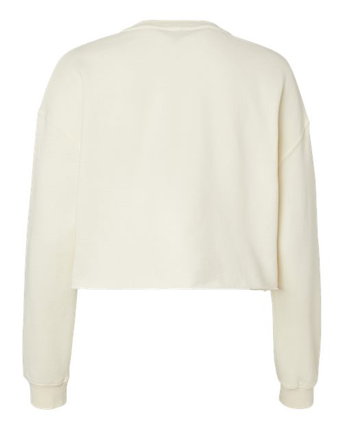 Women's Lightweight Crop Crewneck Sweatshirt - Bone