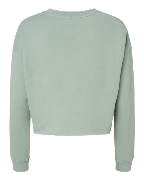 Women's Lightweight Crop Crewneck Sweatshirt - Sage