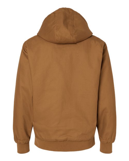 Men's Insulated Canvas Workwear Jacket - Saddle