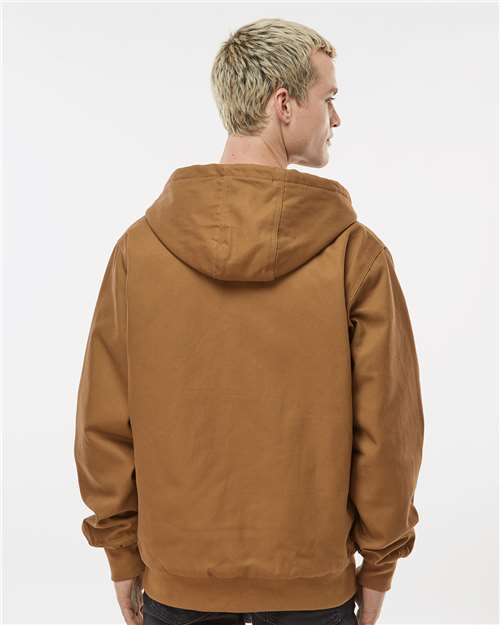 Men's Insulated Canvas Workwear Jacket - Saddle