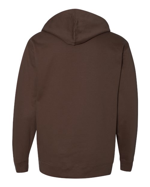 Unisex Midweight Hooded Sweatshirt - Brown