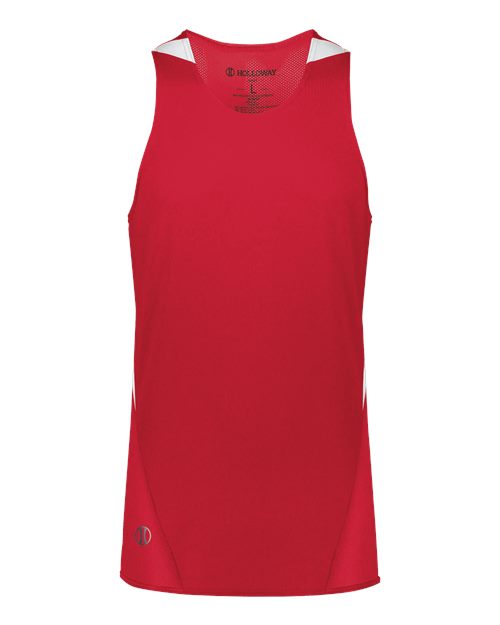 Unisex PR Max Track Jersey - Scarlet/ White