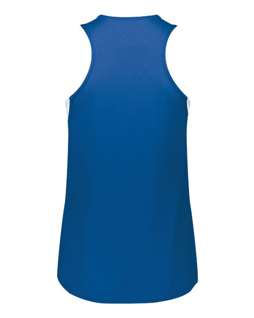 Women's PR Max Track Racerback Jersey - Royal/ White