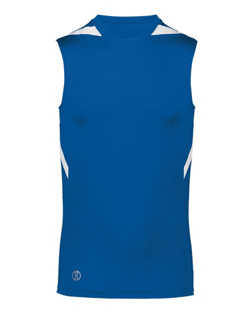 Unisex PR Max Compression Jersey - Royal/ White