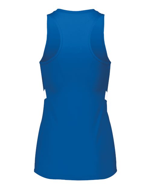 Women's PR Max Compression Racerback Jersey - Royal/ White