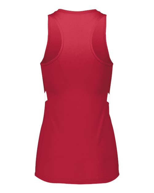 Women's PR Max Compression Racerback Jersey - Scarlet/ White