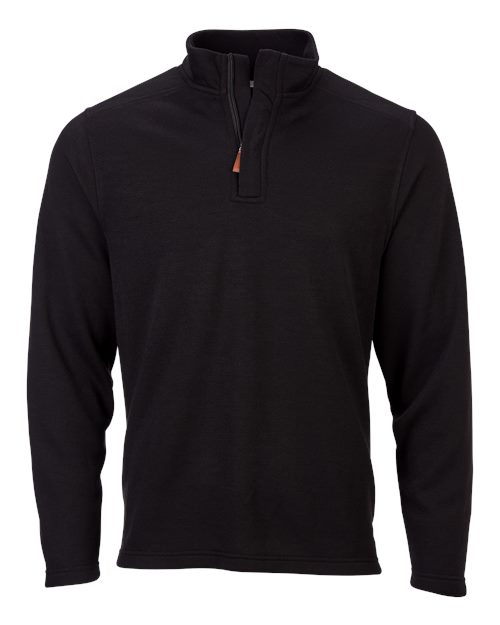 Unisex Sullivan Quarter-Zip Pullover - Black