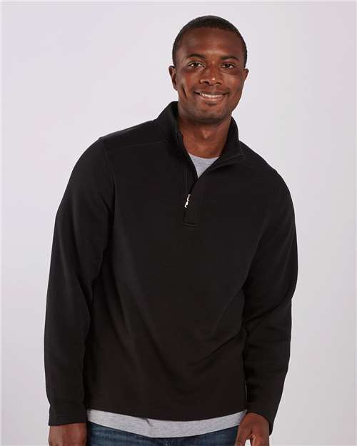Unisex Sullivan Quarter-Zip Pullover - Black